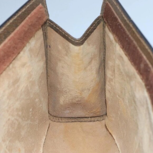 GUCCI GG Supreme Web Sherry Line Clutch Bag PVC Beige 001 014 2125 Auth bs20684 - Picture 10 of 16